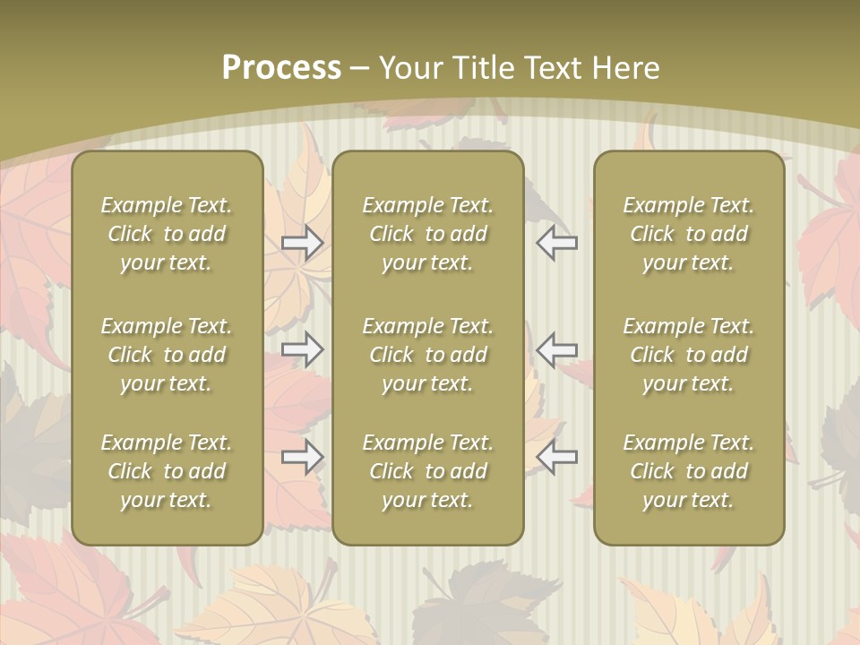 November Wallpaper Leafage PowerPoint Template