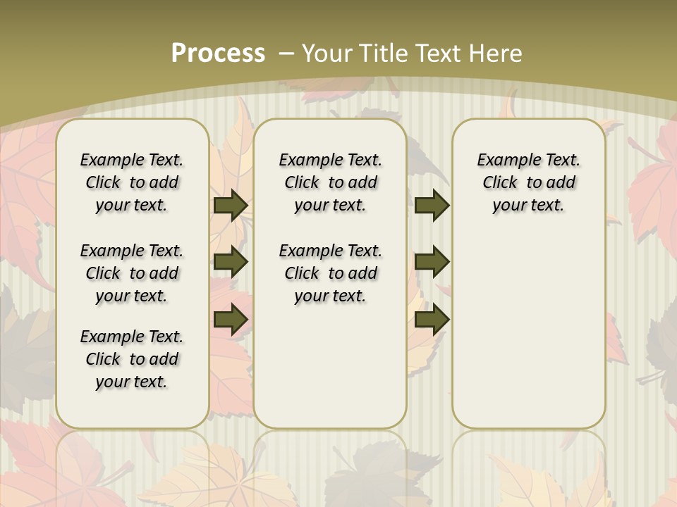 November Wallpaper Leafage PowerPoint Template