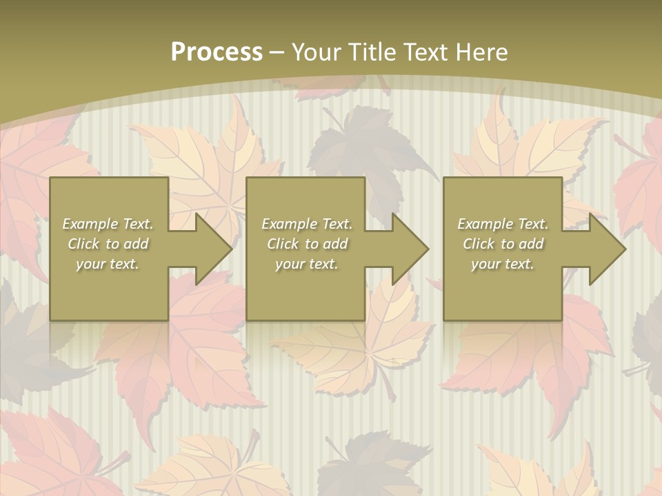 November Wallpaper Leafage PowerPoint Template