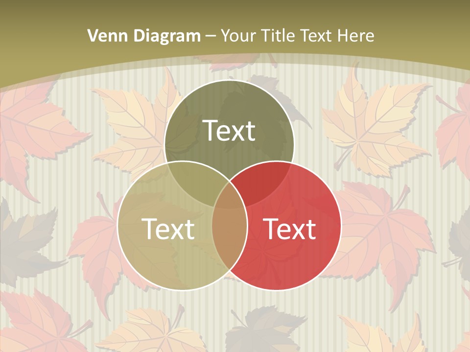 November Wallpaper Leafage PowerPoint Template