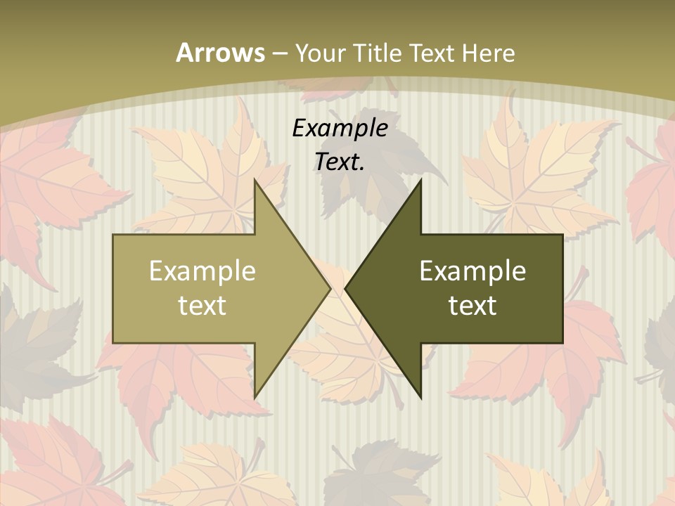 November Wallpaper Leafage PowerPoint Template