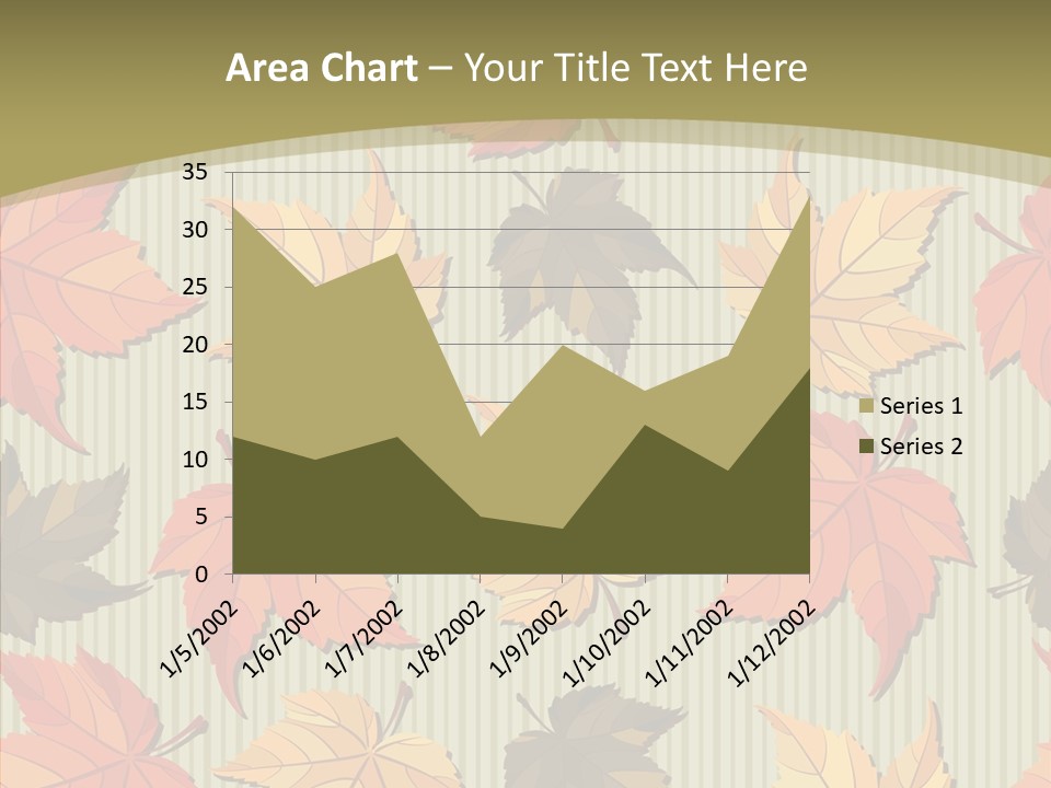 November Wallpaper Leafage PowerPoint Template