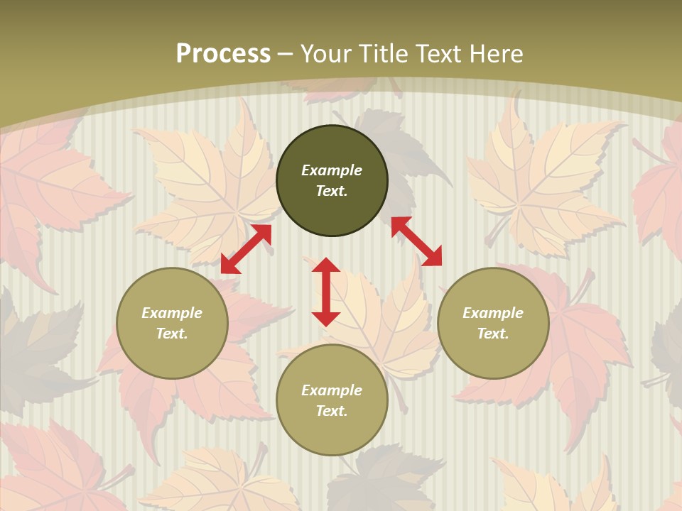November Wallpaper Leafage PowerPoint Template