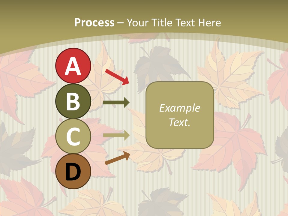 November Wallpaper Leafage PowerPoint Template