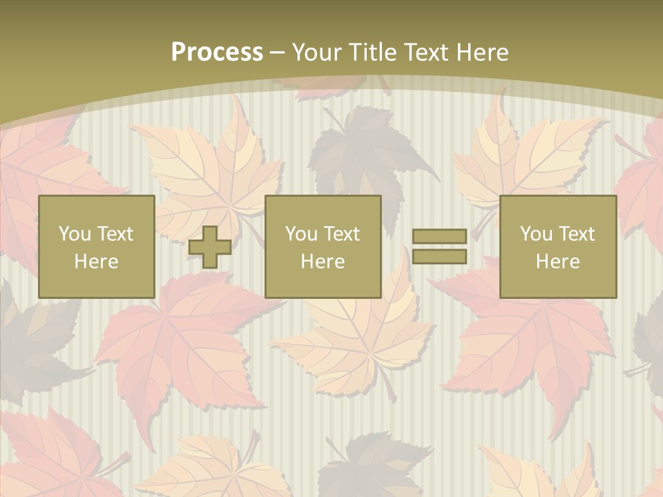 November Wallpaper Leafage PowerPoint Template