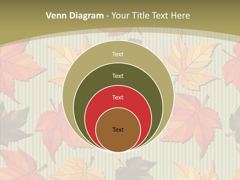 November Wallpaper Leafage PowerPoint Template