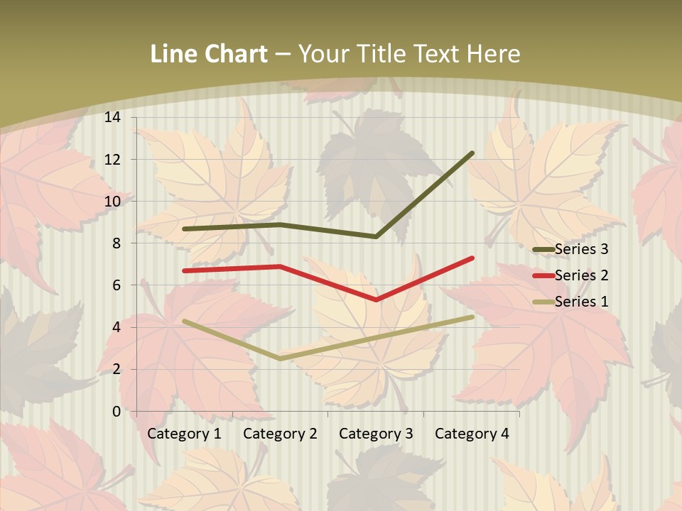 November Wallpaper Leafage PowerPoint Template