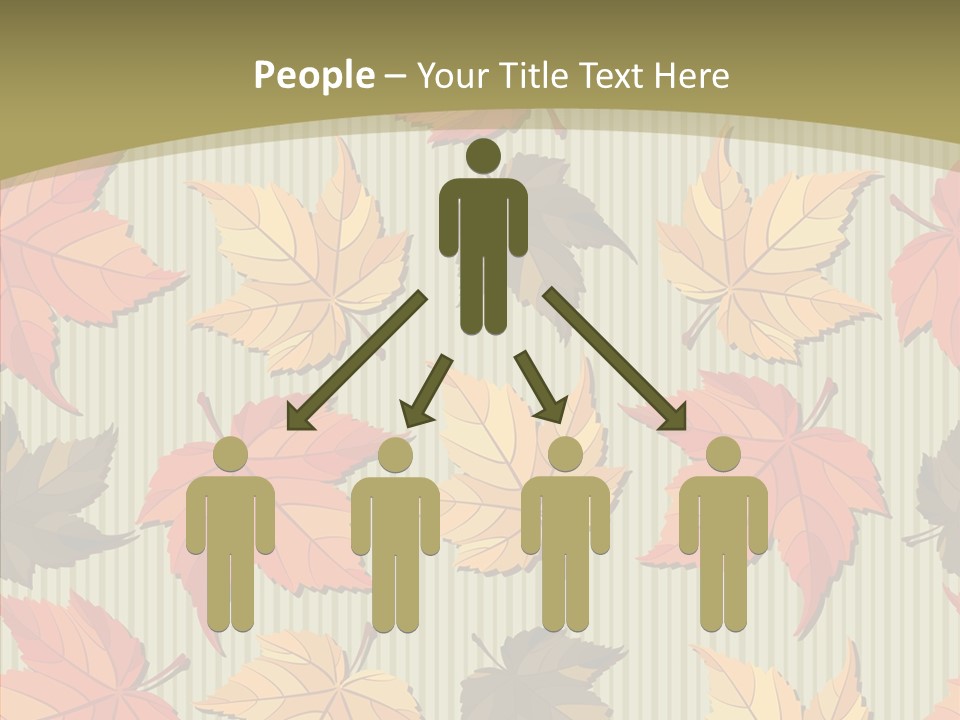 November Wallpaper Leafage PowerPoint Template