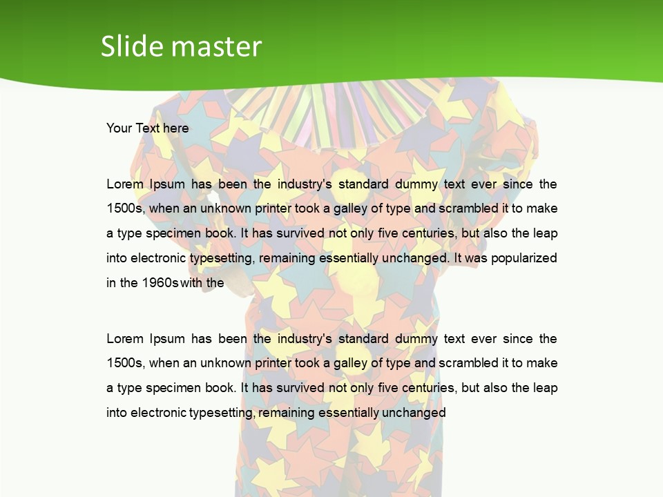 Caucasian Hat Character PowerPoint Template