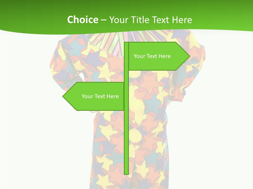 Caucasian Hat Character PowerPoint Template