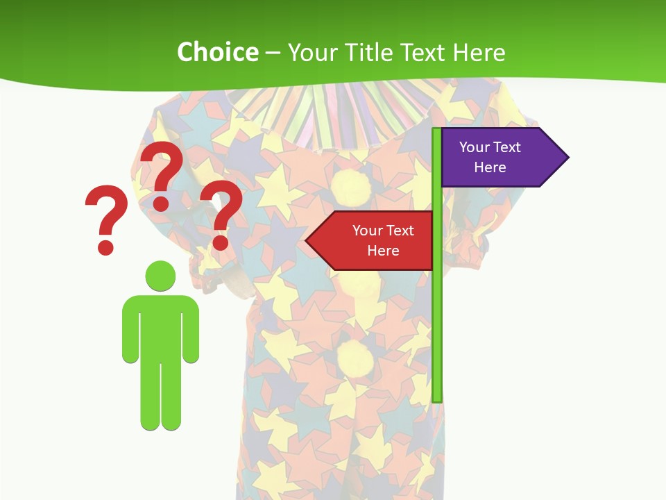 Caucasian Hat Character PowerPoint Template