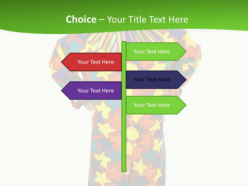 Caucasian Hat Character PowerPoint Template