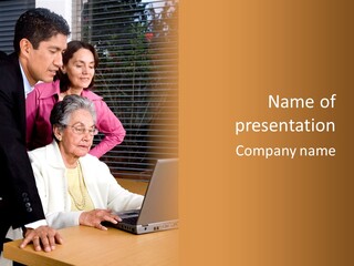 Portrait Home American PowerPoint Template