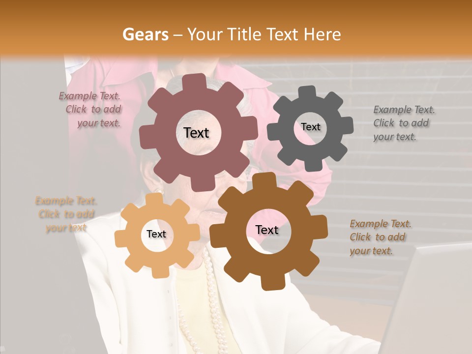 Portrait Home American PowerPoint Template