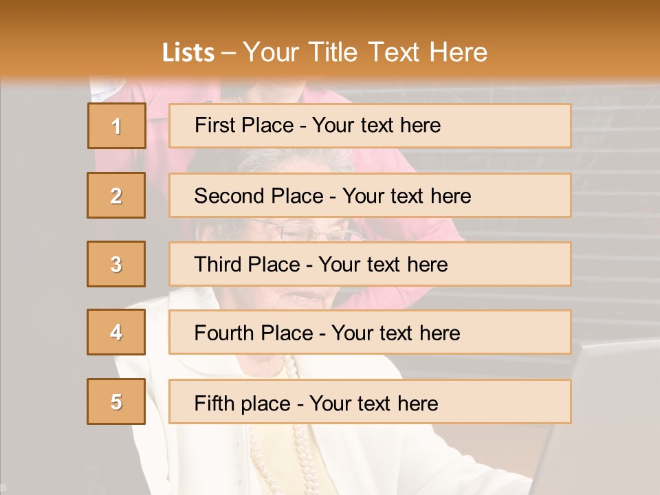 Portrait Home American PowerPoint Template