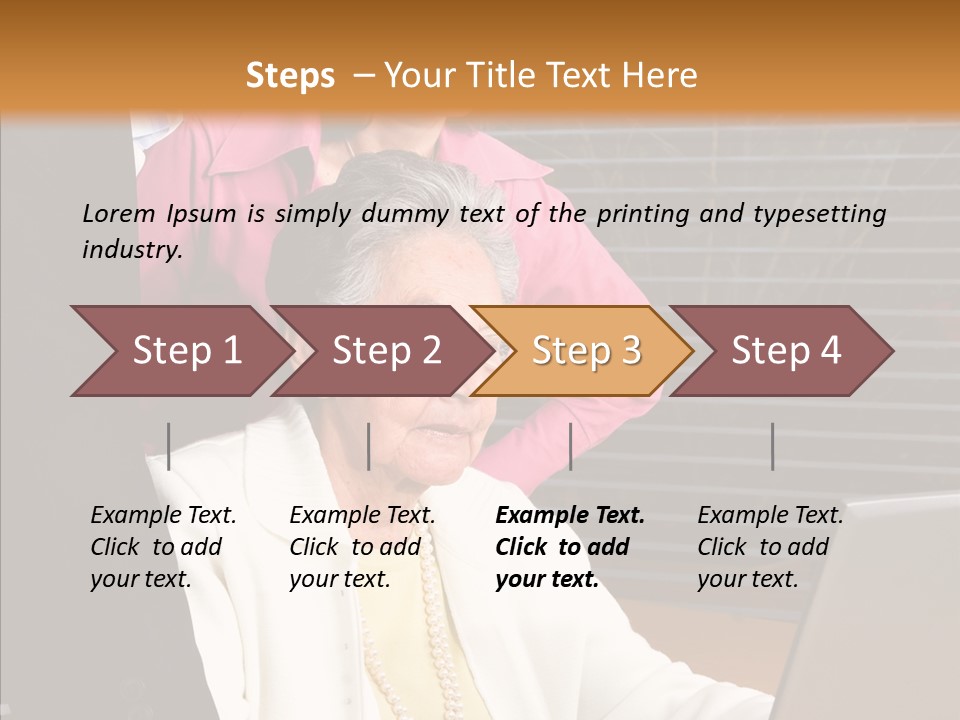 Portrait Home American PowerPoint Template