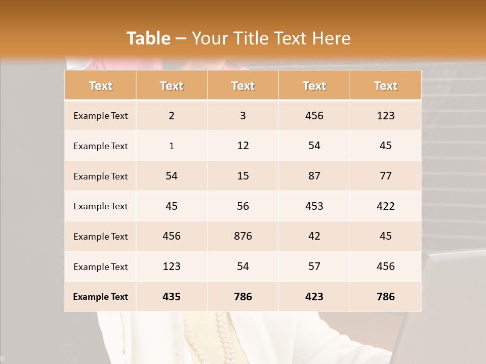 Portrait Home American PowerPoint Template