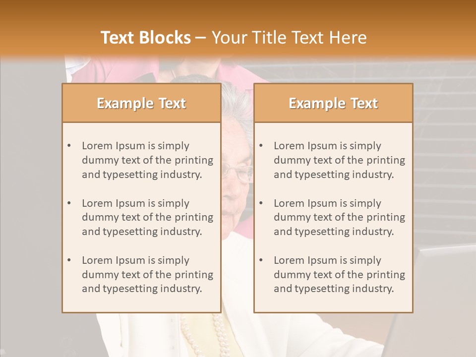 Portrait Home American PowerPoint Template