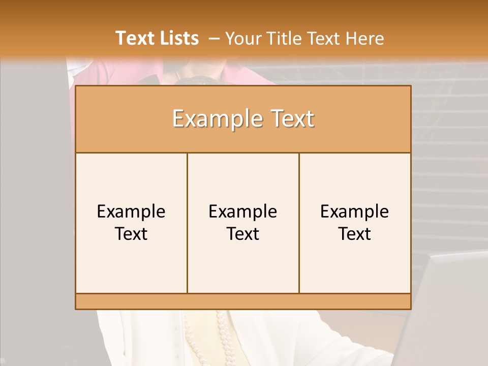 Portrait Home American PowerPoint Template