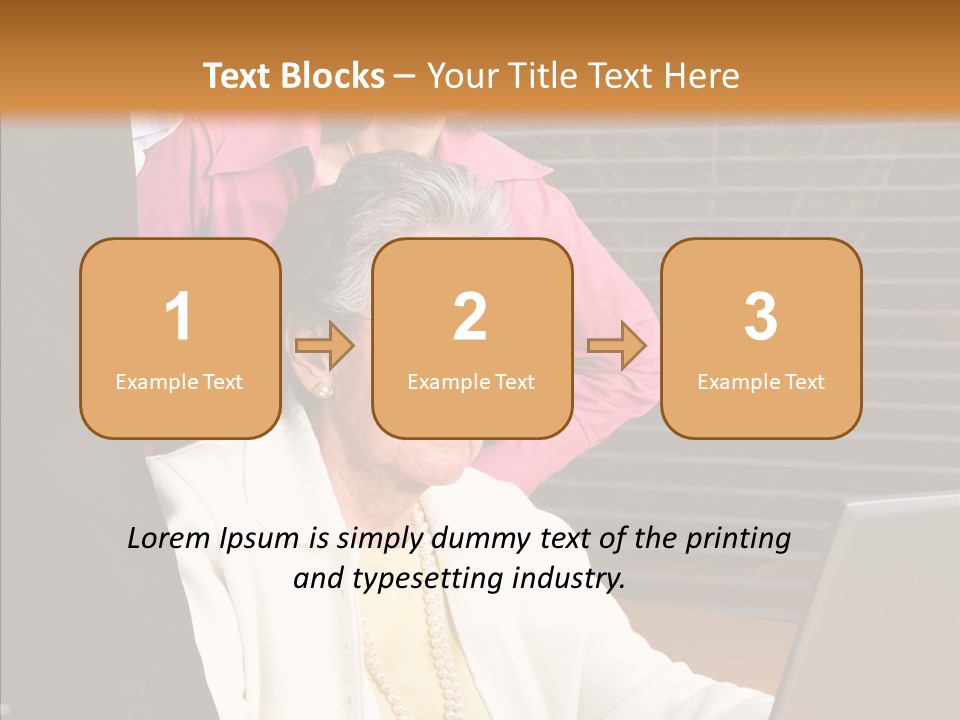 Portrait Home American PowerPoint Template