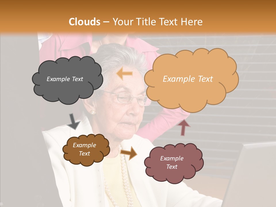 Portrait Home American PowerPoint Template