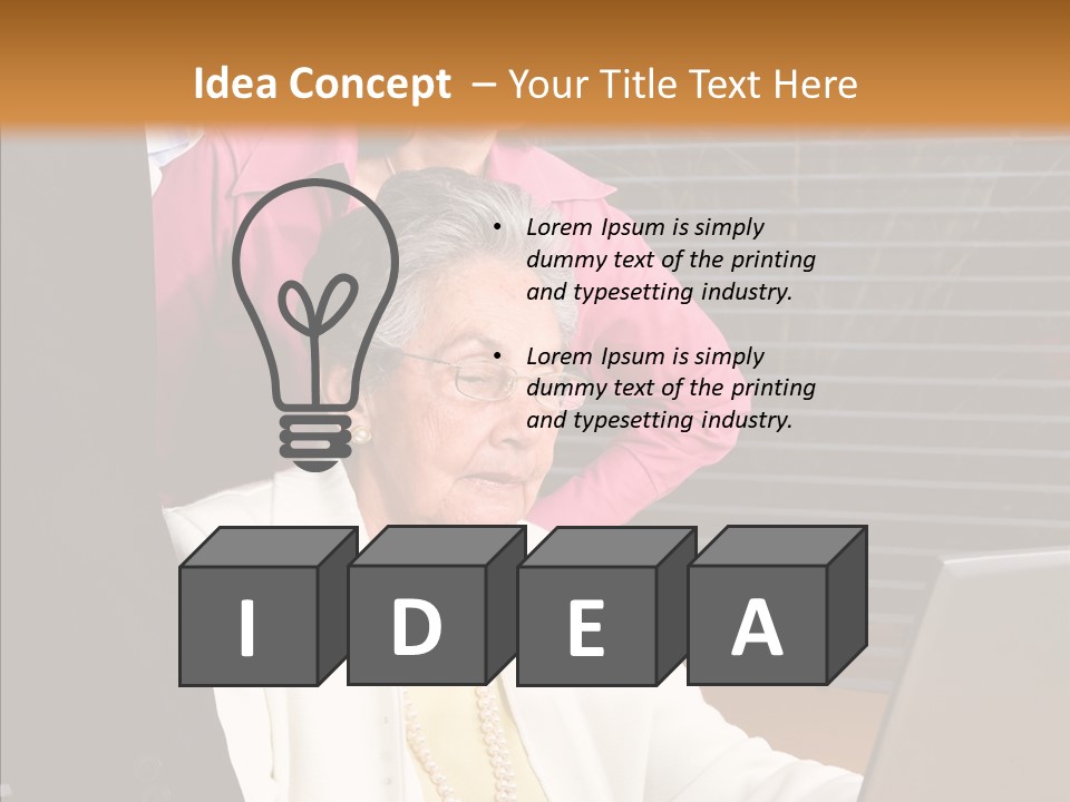 Portrait Home American PowerPoint Template