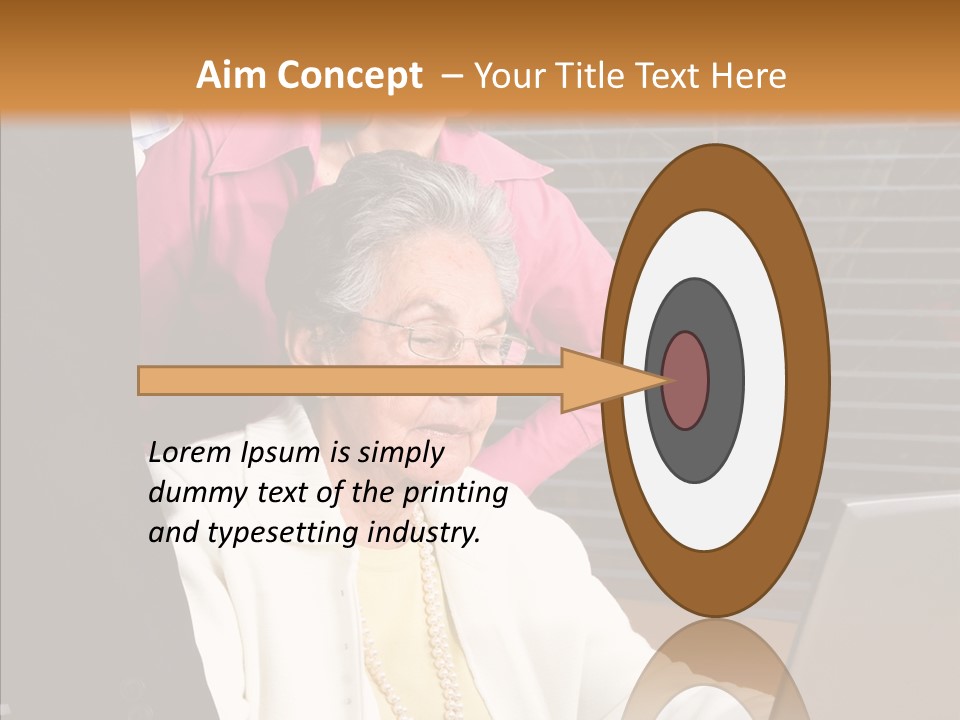 Portrait Home American PowerPoint Template