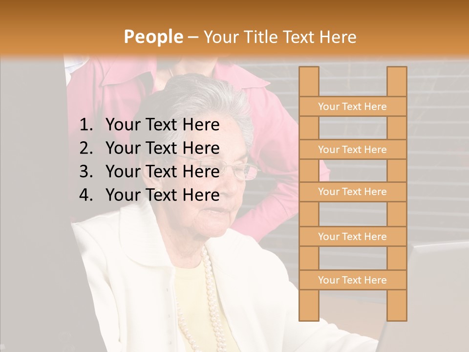 Portrait Home American PowerPoint Template