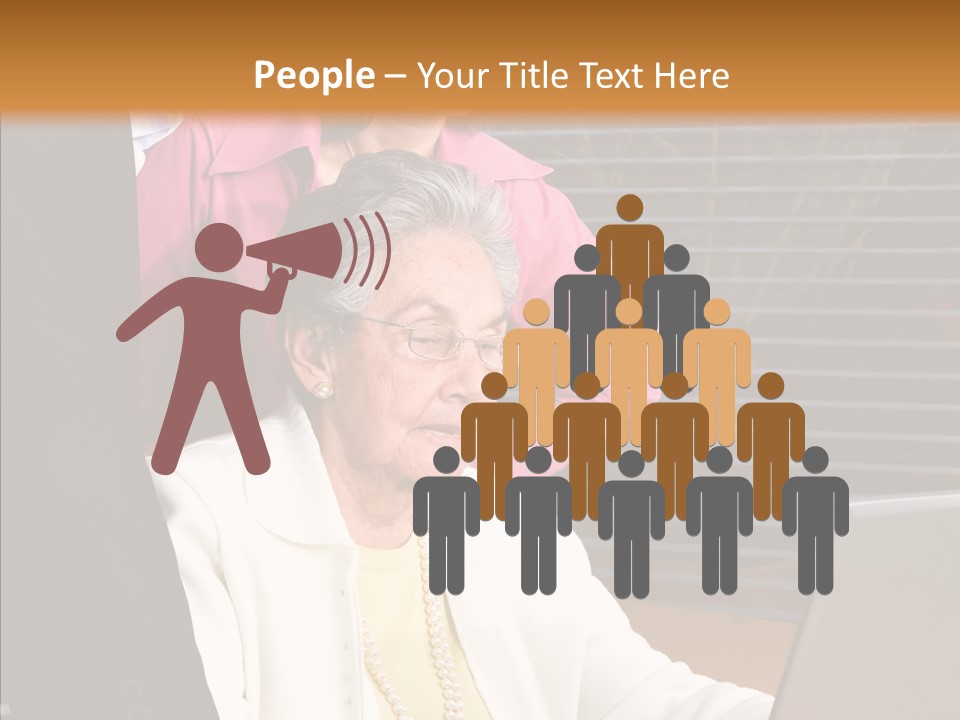 Portrait Home American PowerPoint Template