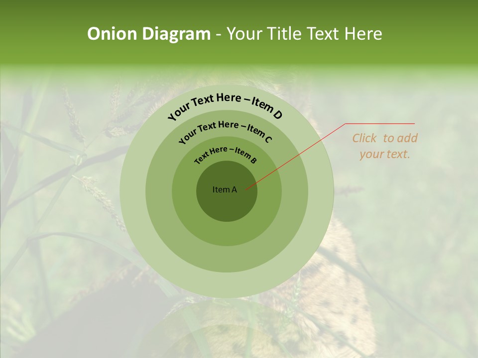 Felidae Green Leptailurus Serval PowerPoint Template