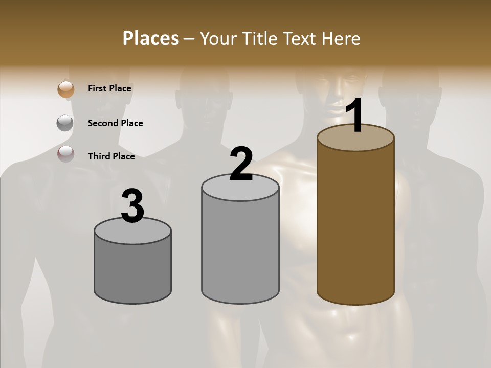 Close Up Plastic Person PowerPoint Template