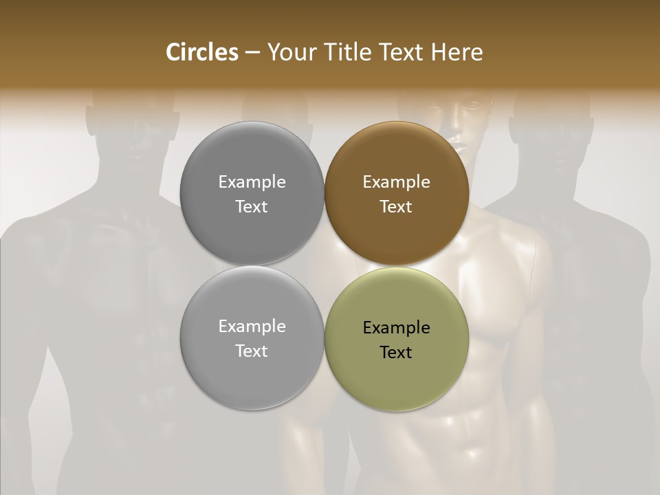 Close Up Plastic Person PowerPoint Template