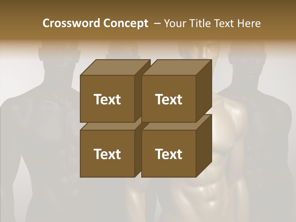 Close Up Plastic Person PowerPoint Template