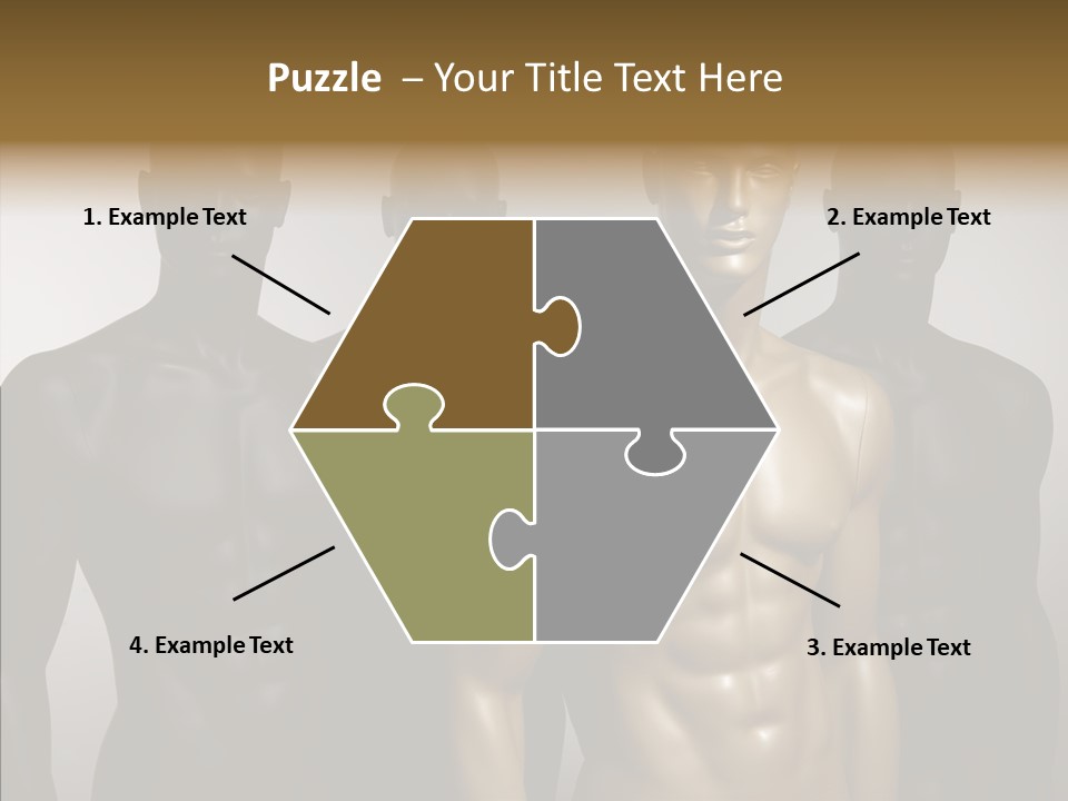 Close Up Plastic Person PowerPoint Template