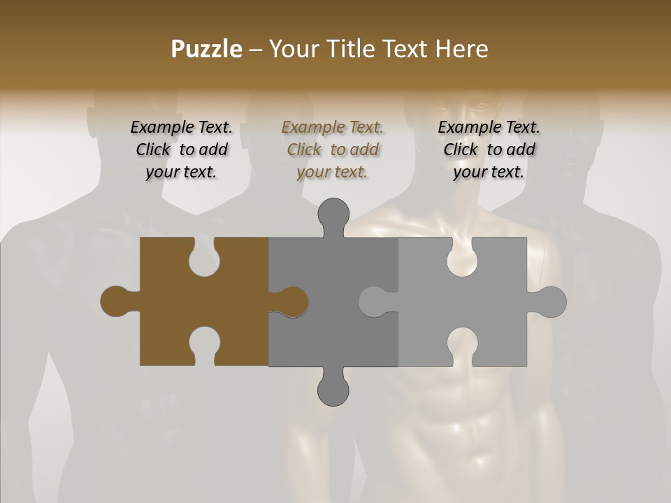 Close Up Plastic Person PowerPoint Template