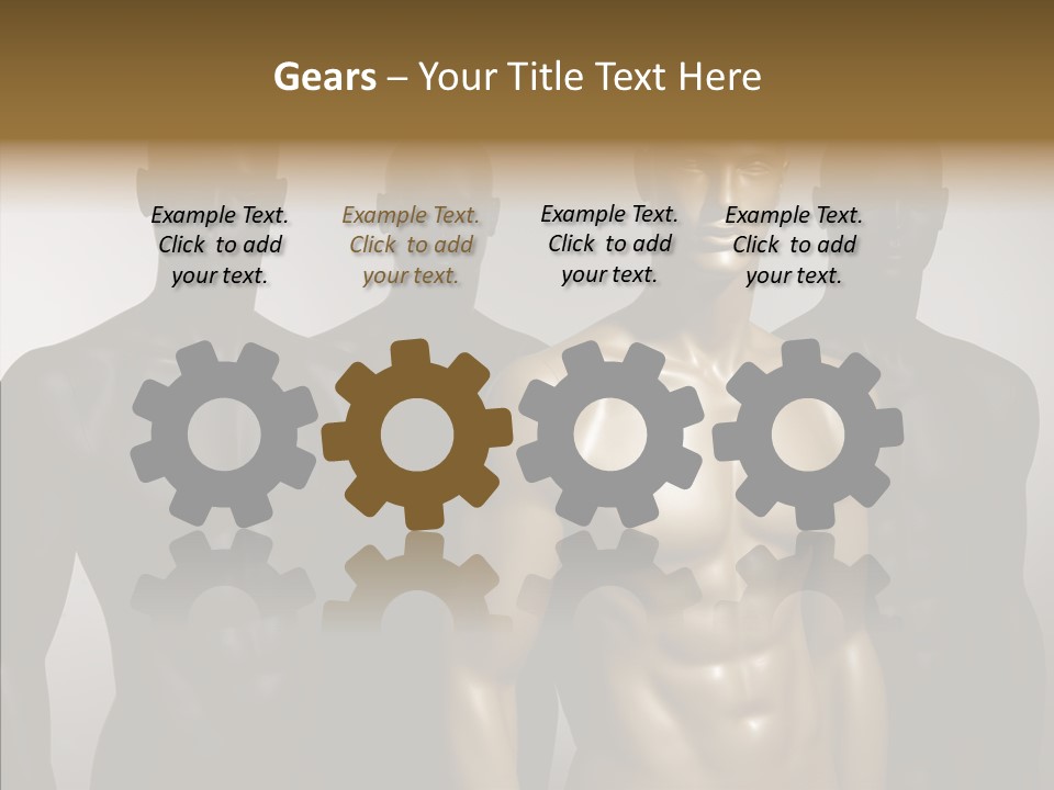 Close Up Plastic Person PowerPoint Template