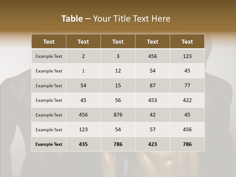 Close Up Plastic Person PowerPoint Template