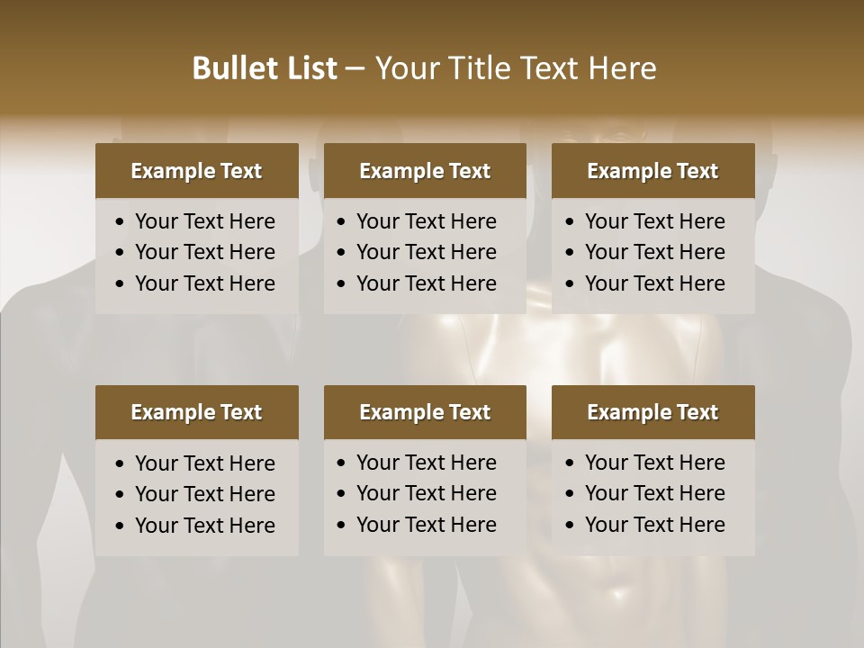 Close Up Plastic Person PowerPoint Template