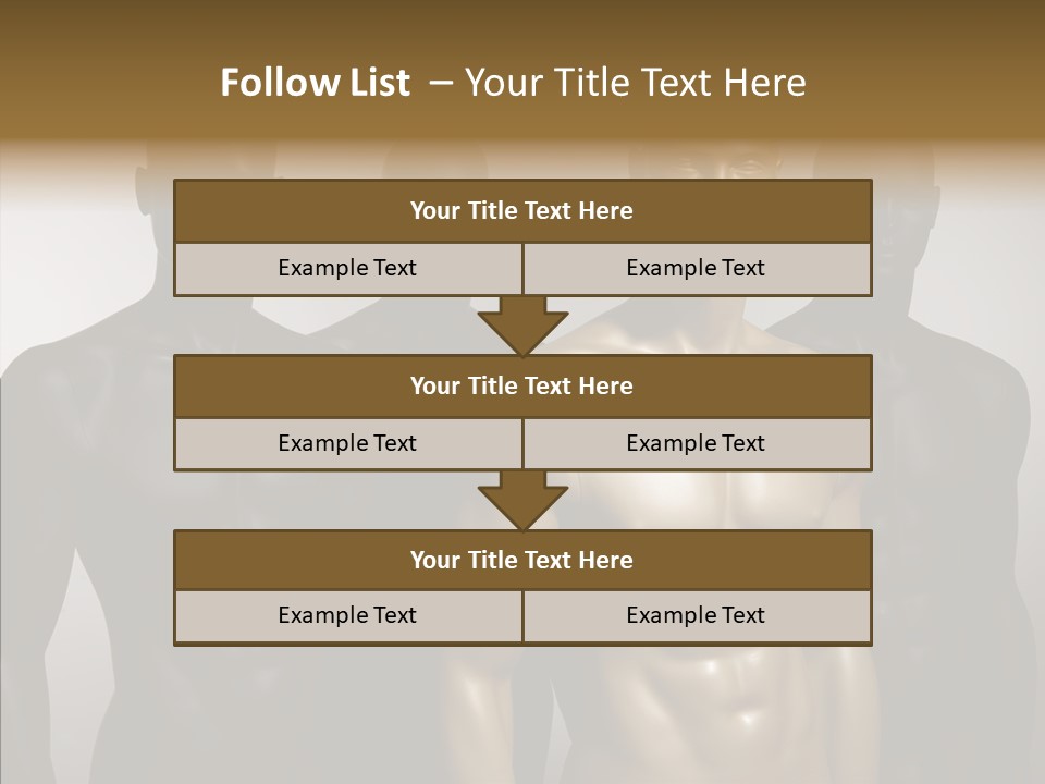 Close Up Plastic Person PowerPoint Template