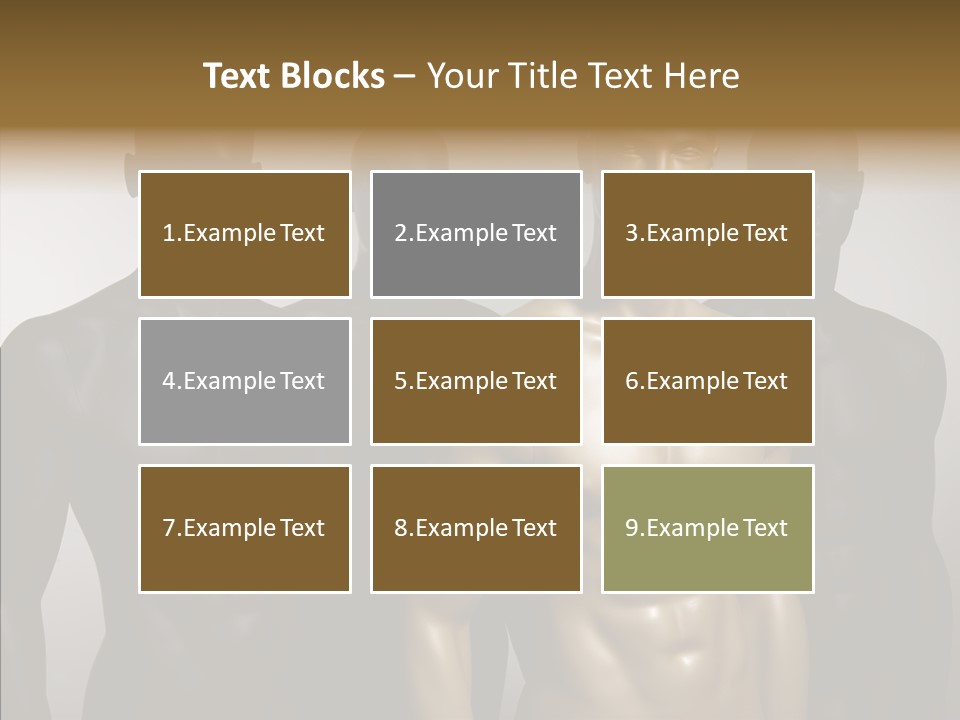 Close Up Plastic Person PowerPoint Template