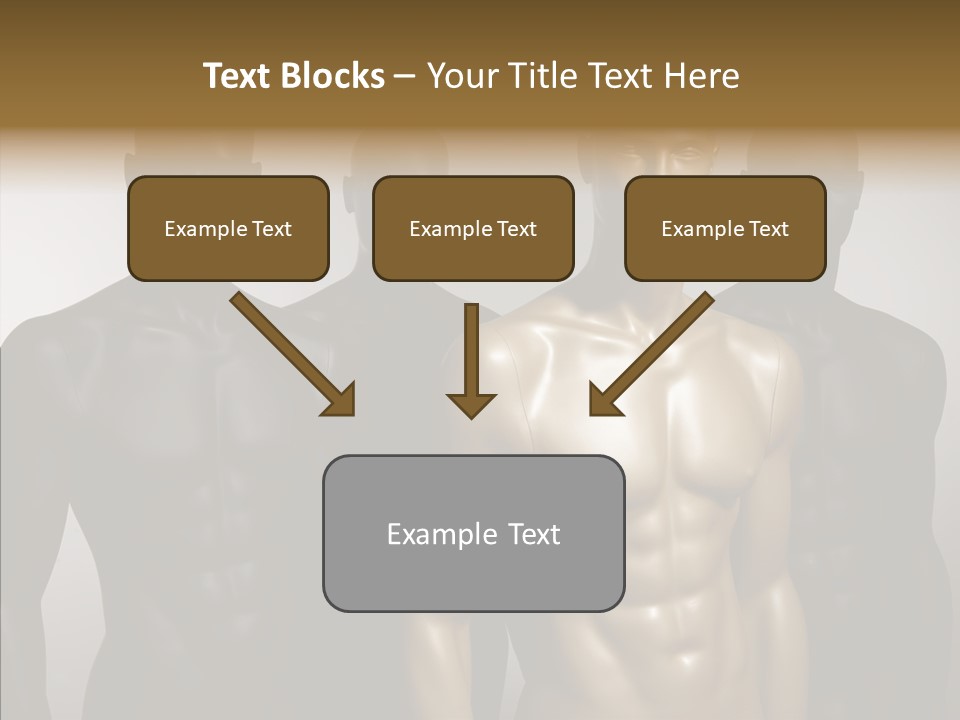 Close Up Plastic Person PowerPoint Template
