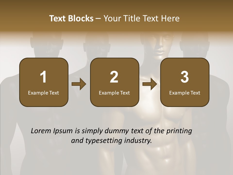 Close Up Plastic Person PowerPoint Template