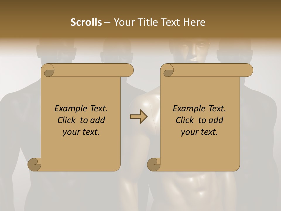 Close Up Plastic Person PowerPoint Template