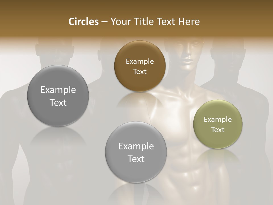 Close Up Plastic Person PowerPoint Template