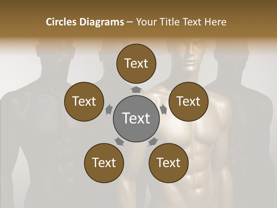 Close Up Plastic Person PowerPoint Template