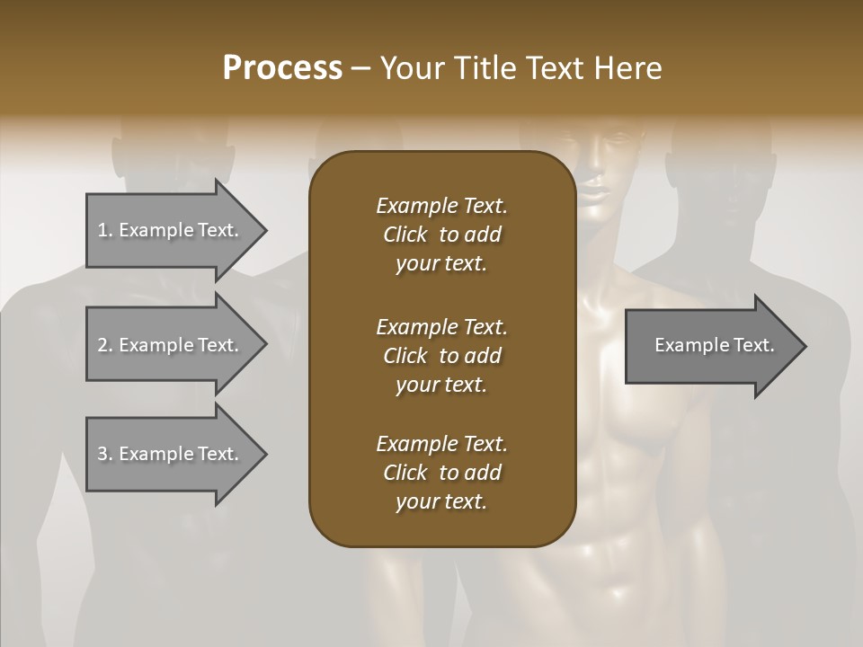 Close Up Plastic Person PowerPoint Template