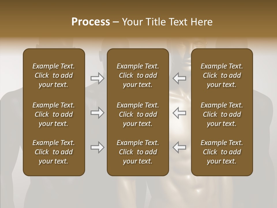 Close Up Plastic Person PowerPoint Template