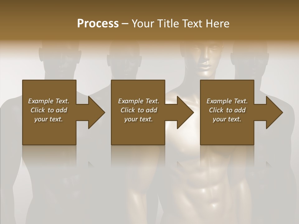 Close Up Plastic Person PowerPoint Template