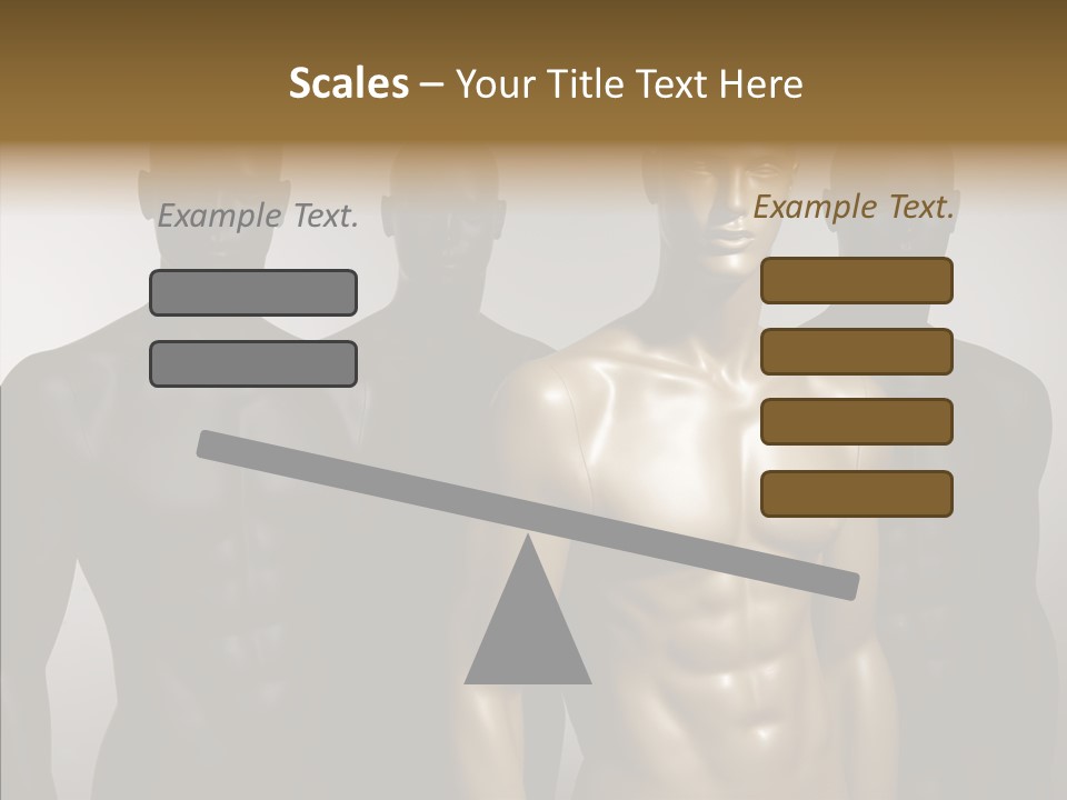 Close Up Plastic Person PowerPoint Template