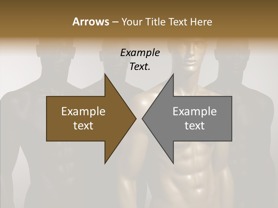 Close Up Plastic Person PowerPoint Template